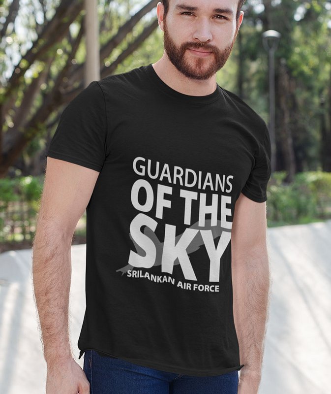 Guardian of the Sky Sri Lankan Air Force Black Wondeful T Shirt Sri Lanka Home Page