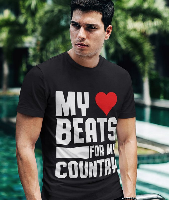 My Heart Beats for My Country Black Wonderful T Shirts Sri Lanka Home Page